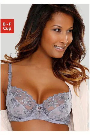 Lascana Beugel-bh met transparant geborduurd kant, dessous