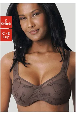 Petite Fleur Minimizer-bh met beugel en mooi borduursel (Set van 2)