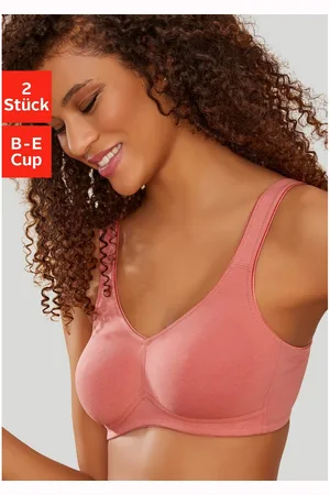 Petite Fleur Soft-bh zonder beugels, gemaakt van zacht katoen (Set van 2)