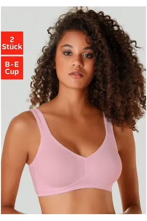 Petite Fleur Soft-bh zonder beugels, gemaakt van zacht katoen (Set van 2)