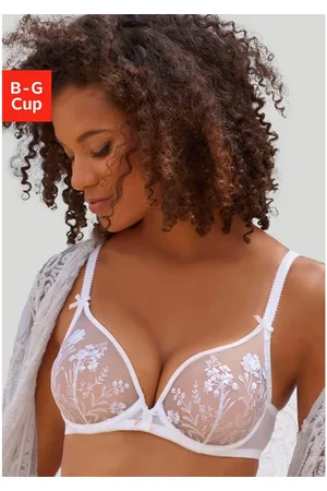 Lascana Beugel-bh Maria met bloemen van chique borduurkant, sexy dessous