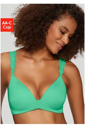 Lascana Push-up-bh zonder beugel met prachtige kantbanden, lingerie