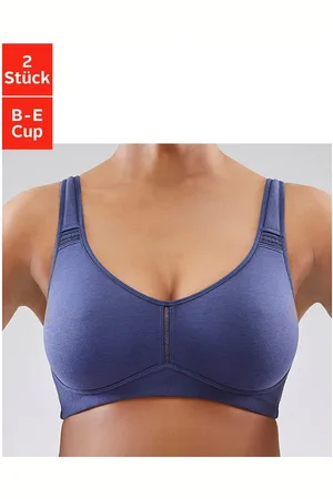 Petite Fleur T-shirt-bh zonder beugels van katoen (Set van 2)