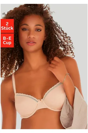 Nuance Beugel-bh van zacht katoen, basic dessous (Set van 2)