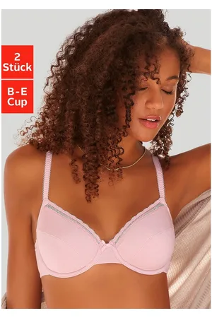 Nuance Beugel-bh van zacht katoen, basic dessous (Set van 2)