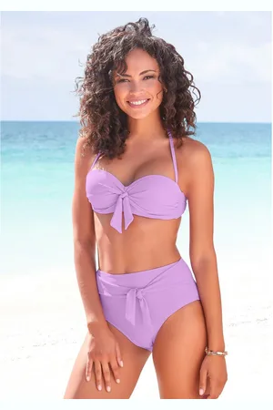 Lascana Beugelbikinitop in bandeaumodel Cana met strik voor