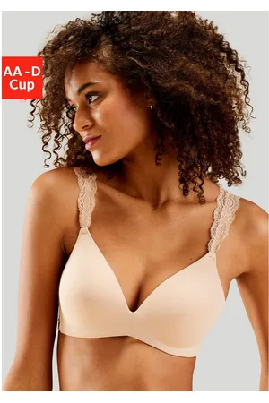 Lascana Push-up-bh zonder beugel met prachtige kantbanden, lingerie