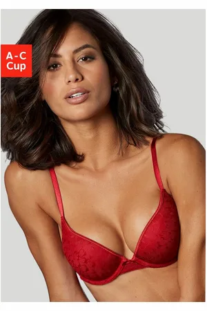QS by s.Oliver Push-up-bh in een glanzende look, sexy dessous
