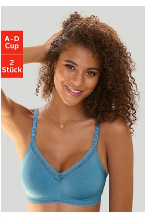 Nuance Soft-bh zonder beugels van zacht katoen, basic lingerie (Set van 2)