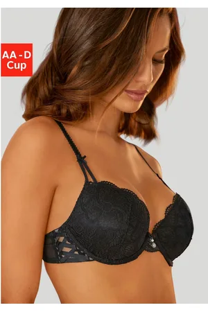 Lascana Push-up-bh Nikoletta met opwindende bandjes aan de zijkanten, sexy lingerie, sexy ondergoed