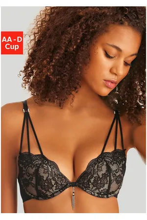 Lascana Push-up-bh met opvallend glitteraccessoire, sexy dessous