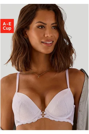 Lascana Push-up-bh met sexy bandjes aan de voorkant, lingerie