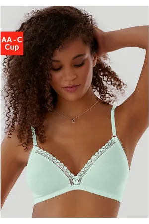 Lascana Bralette-bh zonder beugels, gemaakt van biologisch katoen