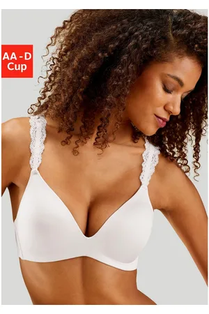 Lascana Push-up-bh zonder beugel met prachtige kantbanden, lingerie