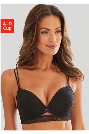 vivance collection Push-up-bh Viola met kant van deels gerecycled polyamide, sexy lingerie