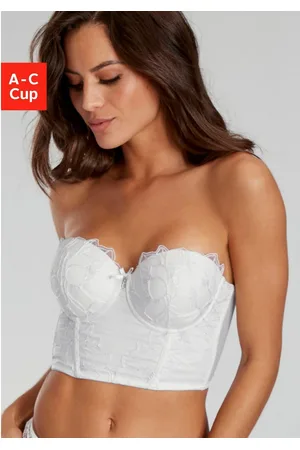 Lascana Lijfje met elegant kant en mooie glitteraccessoires, sexy lingerie