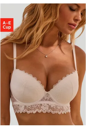 vivance collection Push-up-bh van jacquardkant in lichte lange vorm, sexy lingerie
