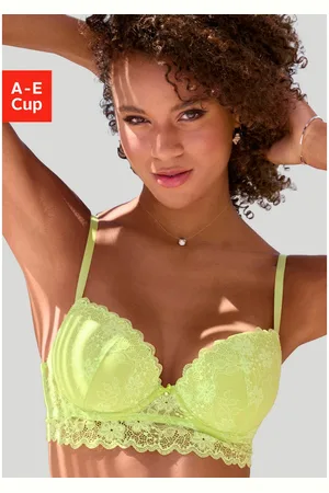vivance collection Push-up-bh van jacquardkant in lichte lange vorm, sexy lingerie