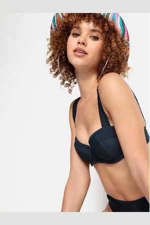 Lascana Bikinitop met beugels GINA met gerimpelde bandjes