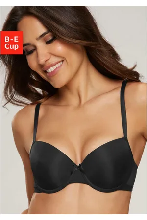 QS by s.Oliver Bh met steuncups met beugel en naadloos voorgevormde schalen, basic lingerie