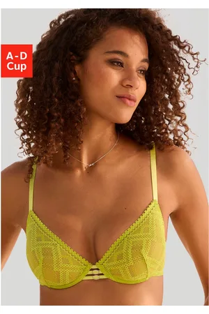 vivance collection Beugel-bh gemaakt van grafisch jacquard kant met een elegante bandjes, lingerie