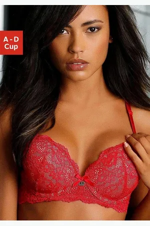 Jette Joop Push-up-bh met aantrekkelijke bandjes in bandjes-look, sexy dessous
