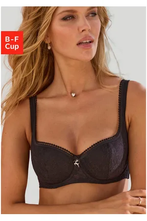 Lascana Bh met steuncups met beugel en mooie carré-uitsnijding, dirndl-bh, sexy lingerie