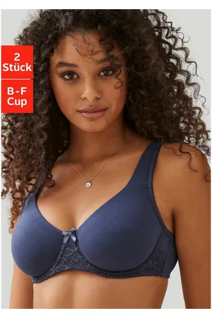 Nuance T-shirt-bh met beugel en ongevoerde cups (Set van 2)