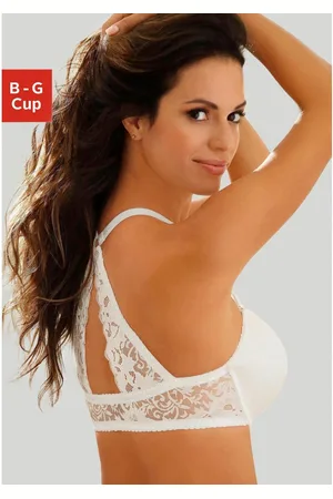 Lascana Bh met steuncups Premium Dessous met prachtige kanten achterkant en voorsluiting, ondergoed