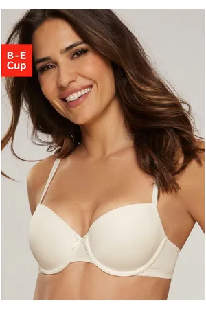 QS by s.Oliver Bh met steuncups met beugel en naadloos voorgevormde schalen, basic lingerie