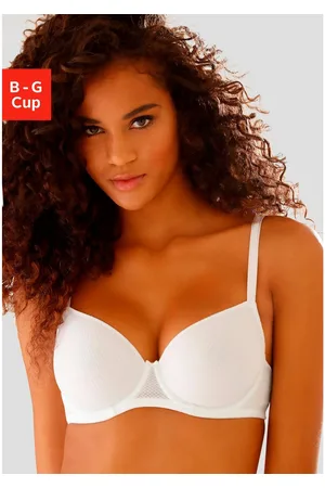 Lascana Bh met steuncups Invisible Pink met spacer-schalen, perfect onder witte kleding