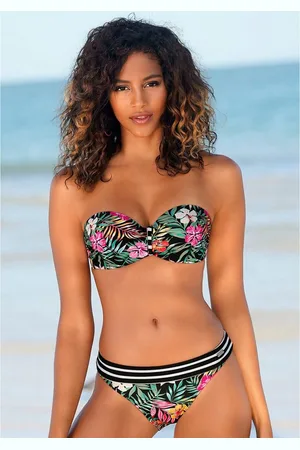 Venice Beach Bandeau-bikinitop Summer met aangerimpeld midden