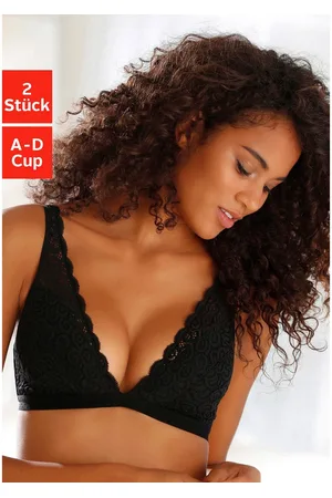 Petite Fleur Bralette-bh zonder beugels, van kant, dessous (Set van 2)
