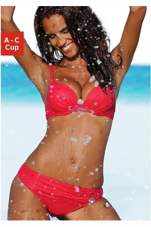 QS by s.Oliver Push-upbikini met sierring aan de broek