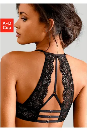 Lascana Push-up-bh Sienna met decoratieve kanten achterkant, sexy dessous