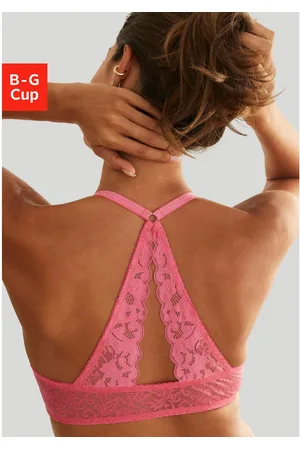 Lascana Bh met steuncups Premium Dessous met prachtige kanten achterkant en voorsluiting, ondergoed