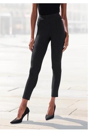 Lascana Legging met krijtstrepen
