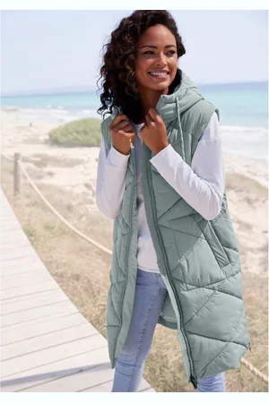 ELBSAND Bodywarmer met een capuchon