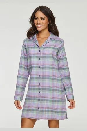 VIVANCE DREAMS Nachthemd van knuffelzacht flanel