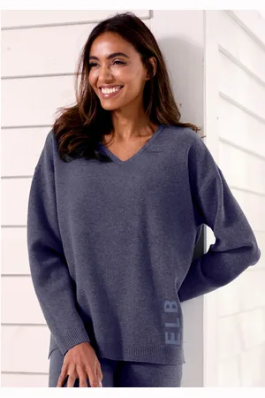 ELBSAND Sweater van hoogwaardige brei