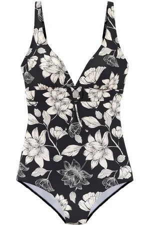 QS by s.Oliver Badpak Lady met een bloemmotief
