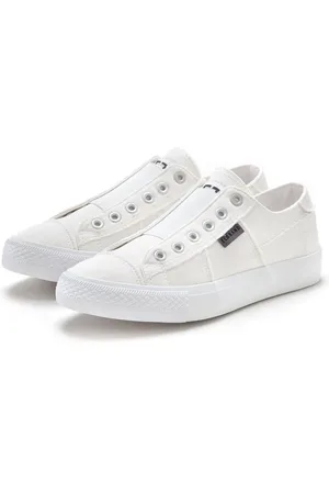 ELBSAND Slip-on sneakers uit textiel, comfortabele elastische inzet, lage schoen, casual schoen, slipper