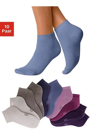 H.I.S Korte sokken met verstevigde hiel en teen (set, 10 paar)