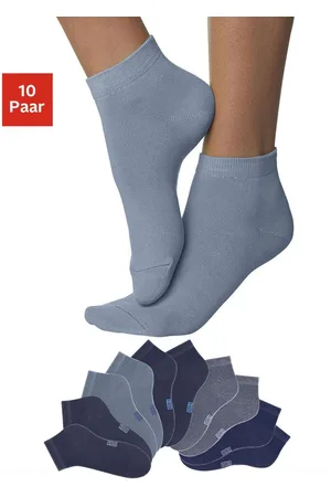 H.I.S Korte sokken met verstevigde hiel en teen (set, 10 paar)