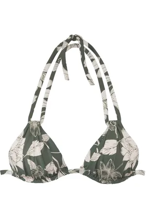 QS by s.Oliver Triangel-bikinitop Lady met een bloemmotief