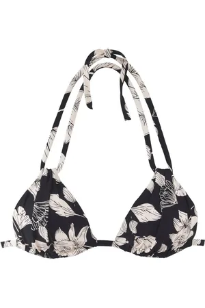 QS by s.Oliver Triangel-bikinitop Lady met een bloemmotief