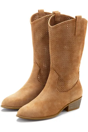 Lascana Westernlaarzen Zomerlaarzen, enkellaarsjes, instap laarzen, cowboy-look, cut-outs