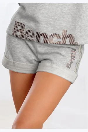 Bench Relaxshorts met gestreepte tailleband, loungewear, loungepak