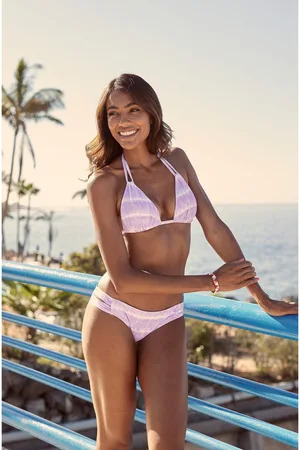 QS by s.Oliver Triangel-bikinitop Enja met batikprint