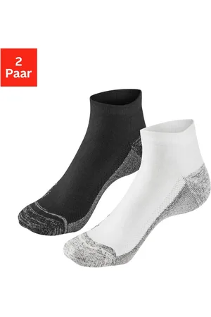 H.I.S Korte sokken gepolsterde golfsokken snel drogend (set, 2 paar)